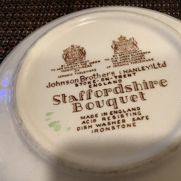 Vintage Johnson Brothers Staffordshire Bouquet - Picture 4 of 4